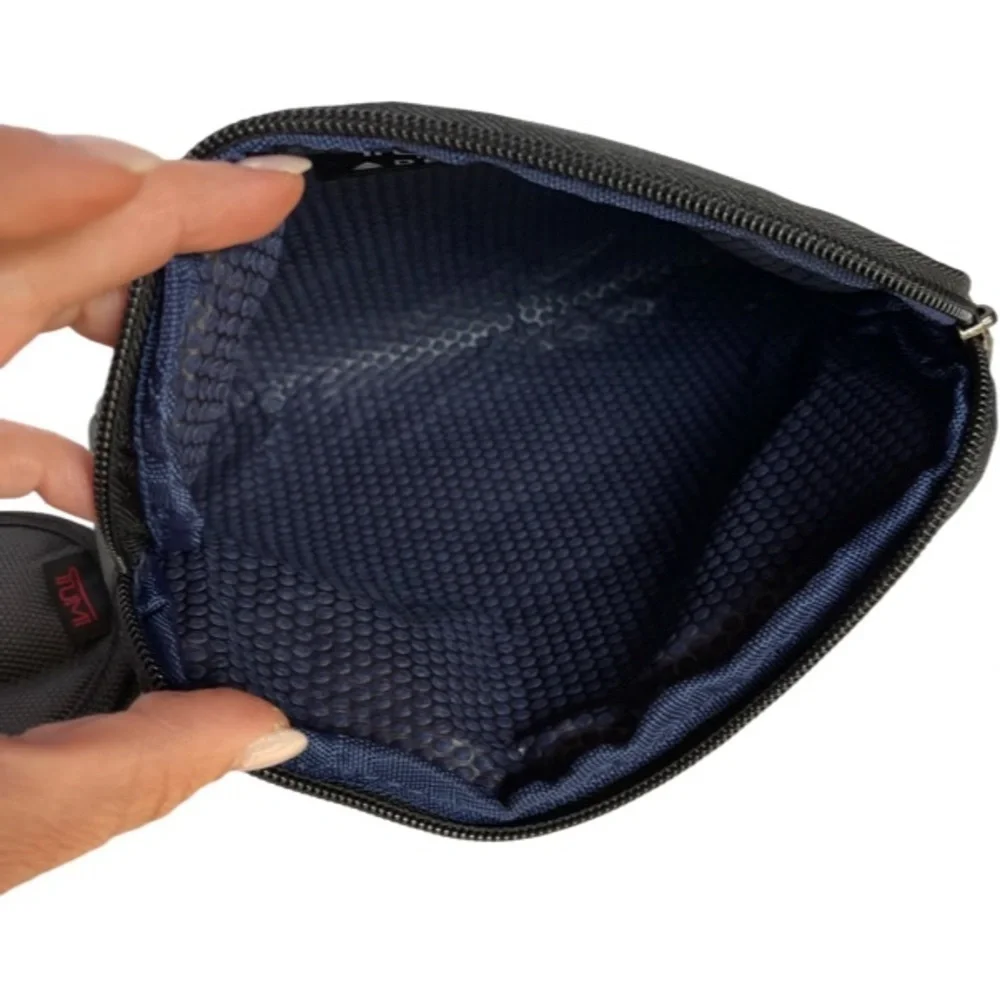 Tumi Travel Cosmetic / Toiletry Bag with Sleep Mask